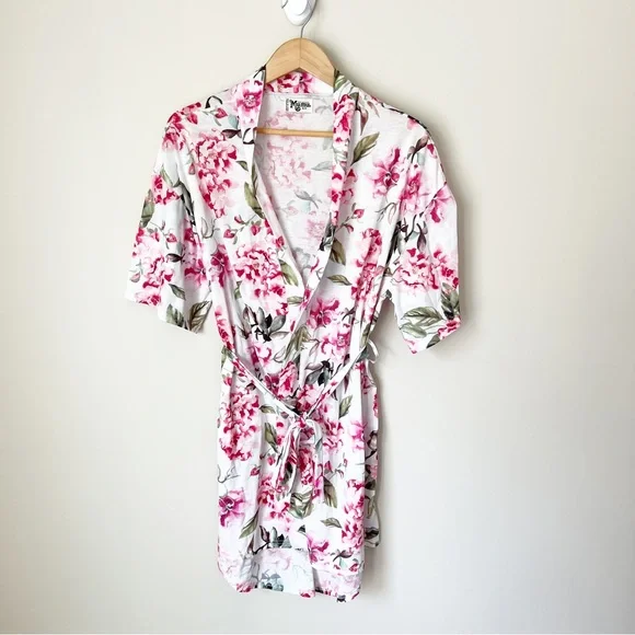 Show Me Your Mumu Brie Floral Robe Garden of Blooms One Size - Picture 4 of 12